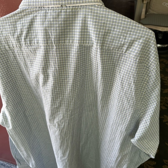 New Banana Republic Men's Blue Checkered Shirt size XXL - Picture 4 of 7